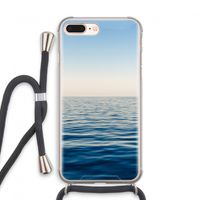 Water horizon: iPhone 8 Plus Transparant Hoesje met koord Water horizon: iPhone 8 Plus Transparant Hoesje met koord