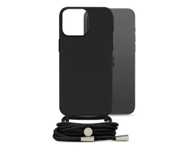Mobilize Mobilize Lanyard Gelly Case for Apple iPhone 15 Pro Max Black