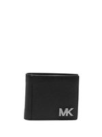 Michael Michael Kors portefeuille en cuir à plaque logo - Noir