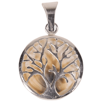 Hanger Tree of Life en Operculum 925 zilver