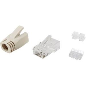 Equip 121176 kabel-connector RJ-45 Transparant, Wit
