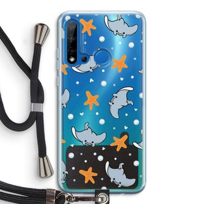 Manta: Huawei P20 Lite (2019) Transparant Hoesje met koord