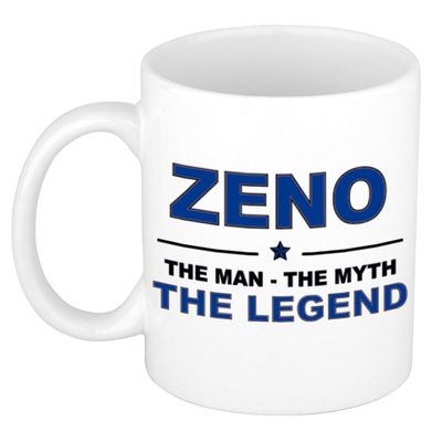 Zeno The man, The myth the legend cadeau koffie mok / thee beker 300 ml