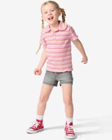 HEMA Kinder T-shirt Met Polokraag Roze (roze) - thumbnail