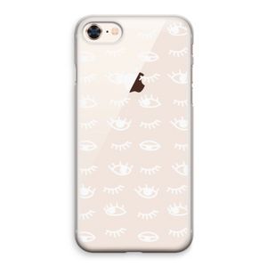 Eye pattern #3: iPhone 8 Transparant Hoesje