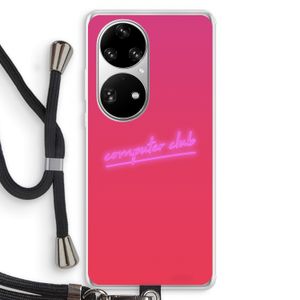 Vice Glow: Huawei P50 Pro Transparant Hoesje met koord
