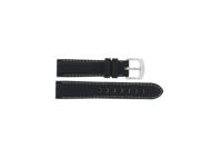Horlogeband Universeel JD003.01.09 Silicoon Zwart 18mm