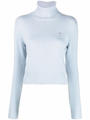 AMI Paris pull à logo Ami de Coeur - Bleu