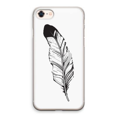 Pluim: iPhone 8 Transparant Hoesje