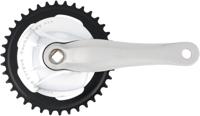 MIRANDA Crankset 170mm steel/alu silver