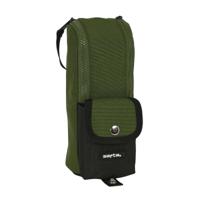 Schoolpennenzak Safta Dark forest Zwart Groen 6 x 21 x 6 cm