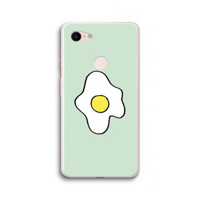 Spiegelei: Google Pixel 3 XL Transparant Hoesje