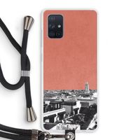 Marrakech Skyline : Samsung Galaxy A71 Transparant Hoesje met koord