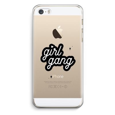Girl Gang: iPhone 5 / 5S / SE Transparant Hoesje