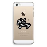 Girl Gang: iPhone 5 / 5S / SE Transparant Hoesje