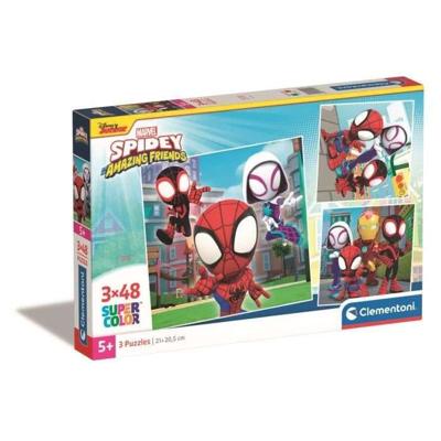 CLEMENTONI - 3x48 stukjes - Spidey en zijn buitengewone vrienden