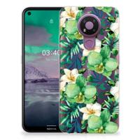 Nokia 3.4 | TPU Case | Orchidee Groen
