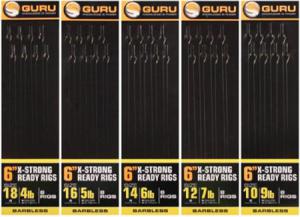 Guru XS Carp Pole Rigs 6inch15cm size 18 - 0,13 mm