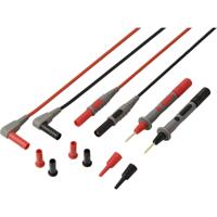 VOLTCRAFT MSL-850 Meetsnoer Stekker 4 mm Testpunt 1.2 m Rood, Zwart 1 paar