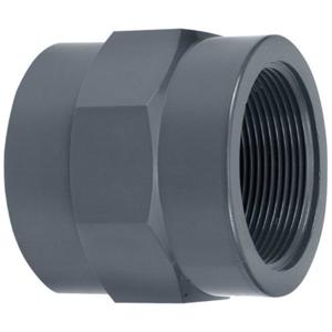 Aquaforte PVC Schroefbus 50mm x 1½&apos;&apos; - Waterdichte Lijmverbinding en Binnendraad Aansluiting