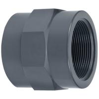 Aquaforte PVC Schroefbus 50mm x 1½&apos;&apos; - Waterdichte Lijmverbinding en Binnendraad Aansluiting