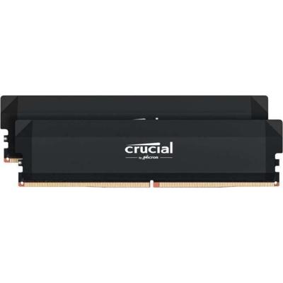 CRUCIAL DDR5 PRO RAM-geheugen - Overclocking Edition - 64GB Kit (2 x 32GB) - 6000 MT/s - CL40 - UDIMM - Zwart