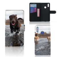 Huawei Y7 (2019) Telefoonhoesje met Pasjes Honden Labrador