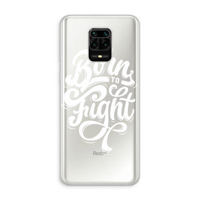 Born to Fight: Xiaomi Redmi Note 10 Lite Transparant Hoesje