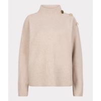 Esqualo - Beige | Dames | Trui | Beige | XL | regular | Kamst mode