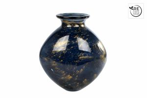 3R vaas meguino neon XL zwart/goud glas 37x20x35cm
