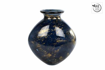 3R vaas meguino neon XL zwart/goud glas 37x20x35cm