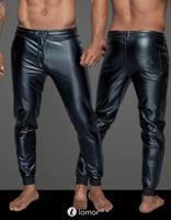 * NOIR handmade Wetlook heren Tregging, H063