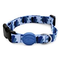 Morso Halsband hond gerecycled splash blauw