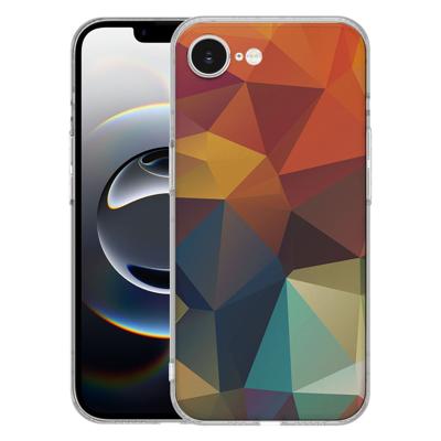 TPU Hoesje iPhone 16e - Polygon Color Backcover TPU Hoesje iPhone 16e - Polygon Color Backcover