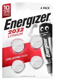 Energizer Lithium-Knoopcelbatterij CR2032 | 3 V DC | 235 mAh | 1 x 4 stuks - EN-637762 EN-637762