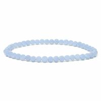 Edelsteen Armband Angeliet Blauw Elastisch - thumbnail