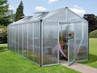 Vitavia Tuinkas Zeus (16 mm holle kamerpanelen, Aluminium, ca. 15,7 qm)
