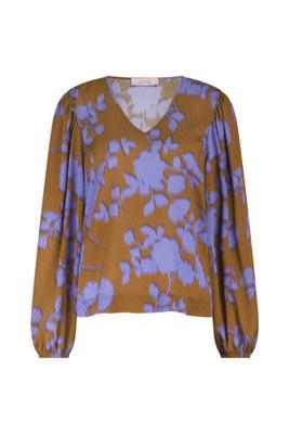 Kylie blurry top - multi color - 13257