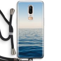 Water horizon: OnePlus 6 Transparant Hoesje met koord