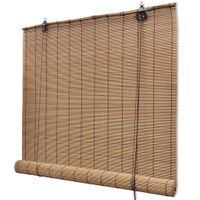 Rolgordijn 150x220 cm bamboe bruin - thumbnail