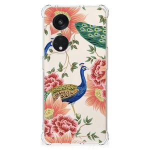 Case Anti-shock voor OPPO Reno8 T 5G Pink Peacock