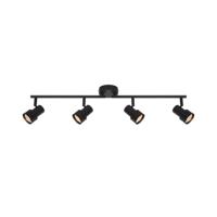Nordlux 4-lichts plafondlampBoston zwart - 2512380103
