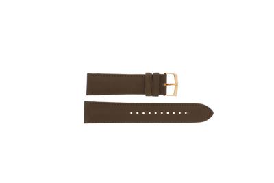 Horlogeband Armani AR4662 Leder Bruin 22mm