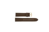 Horlogeband Armani AR4662 Leder Bruin 22mm