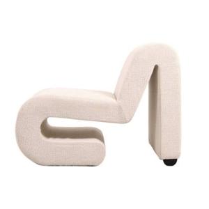 DÉJA Living - Fauteuil Beige Stof - 59x86x64cm - Mia