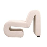 DÉJA Living - Fauteuil Beige Stof - 59x86x64cm - Mia