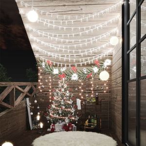 VidaXL Lichtsnoer met 400 led&apos;s 8 functies koudwit 40 m