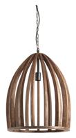 Light & Living Hanglamp 'Haranka' Mangohout, 47cm, kleur Chocoladebruin