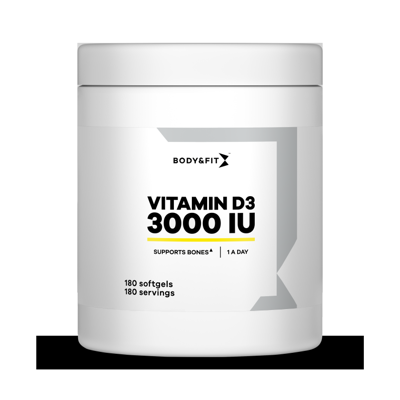Vitamine D3 - 3000 Iu | Body & Fit | 180ct