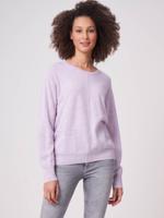 Trui met zakken van biologische cashmere